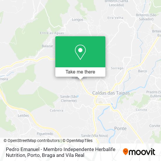 Pedro Emanuel - Membro Independente Herbalife Nutrition mapa