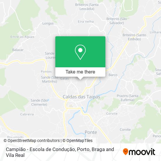 Campião - Escola de Condução mapa