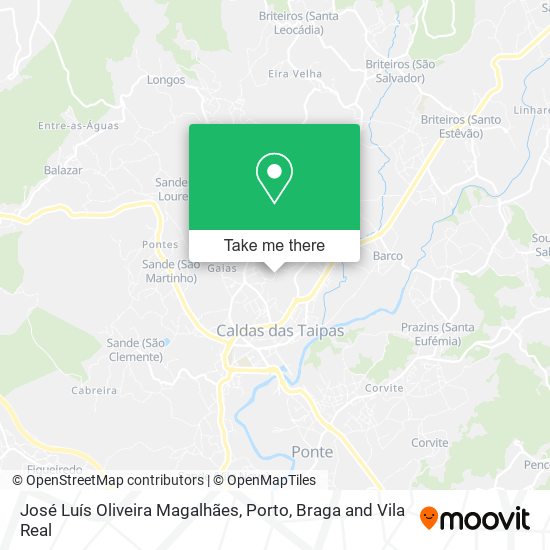 José Luís Oliveira Magalhães mapa