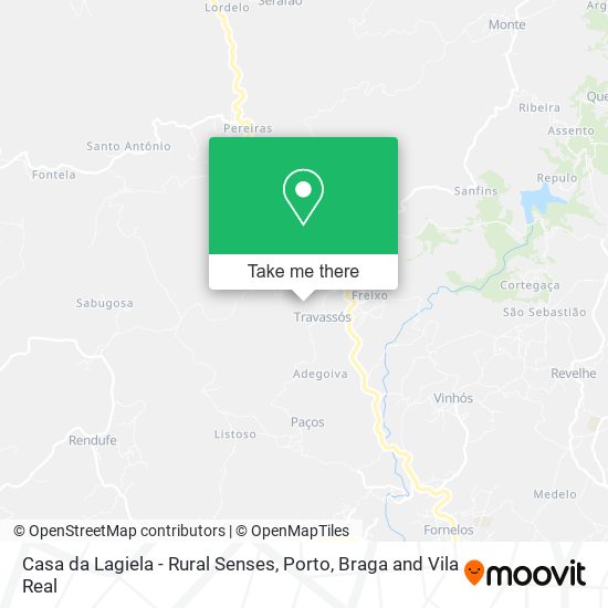 Casa da Lagiela - Rural Senses mapa