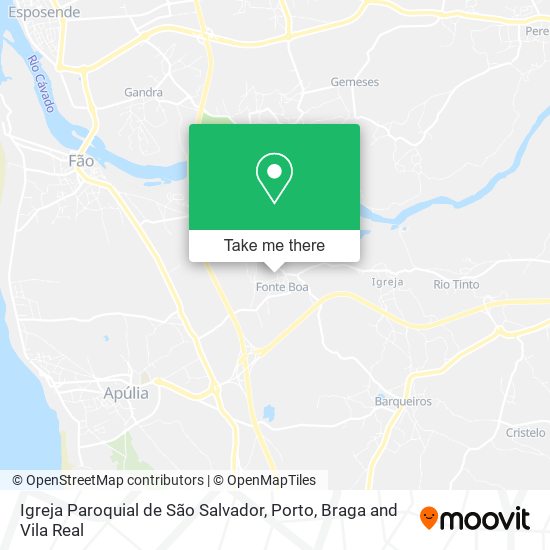 Igreja Paroquial de São Salvador map