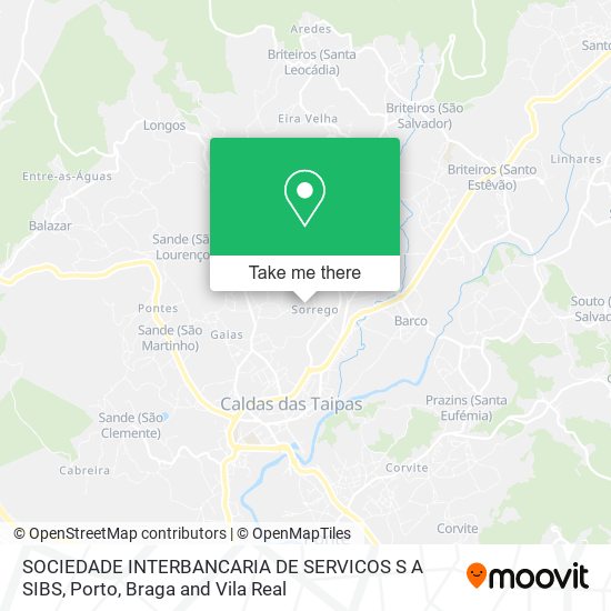 SOCIEDADE INTERBANCARIA DE SERVICOS S A SIBS mapa