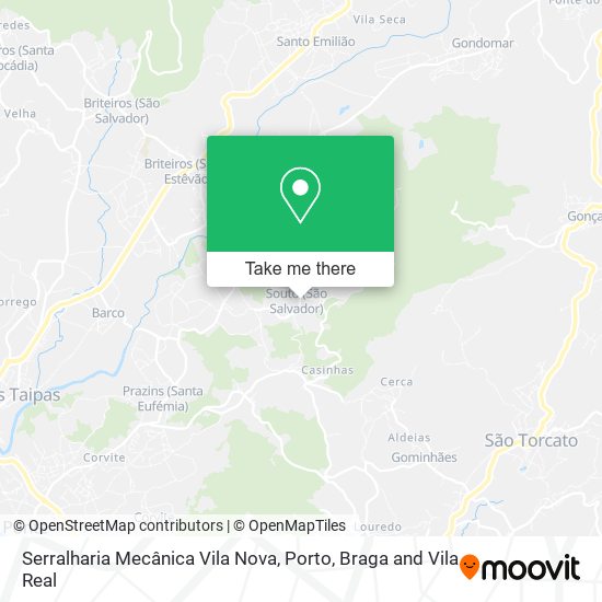 Serralharia Mecânica Vila Nova mapa