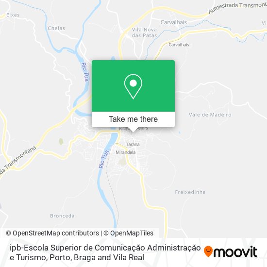 ipb-Escola Superior de Comunicação Administração e Turismo map