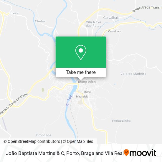João Baptista Martins & C mapa
