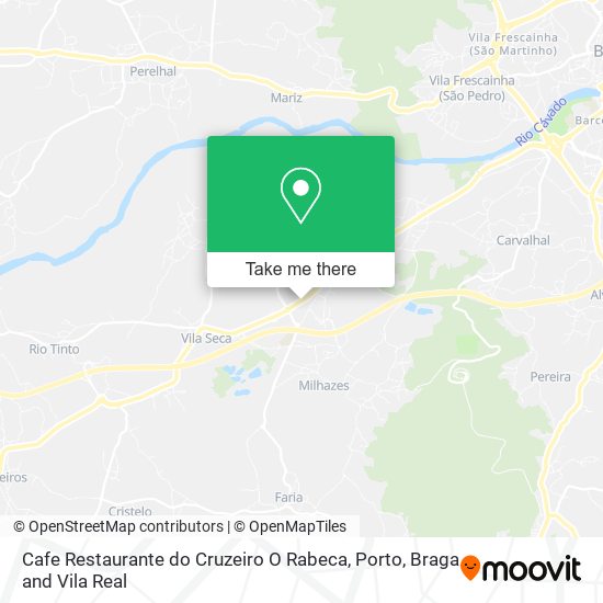 Cafe Restaurante do Cruzeiro O Rabeca map