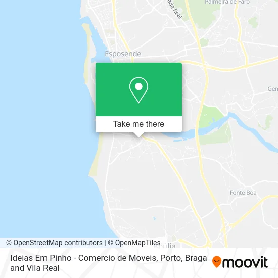 Ideias Em Pinho - Comercio de Moveis map