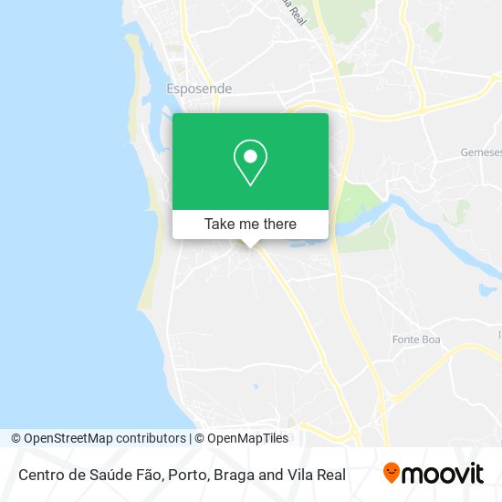 Centro de Saúde Fão map