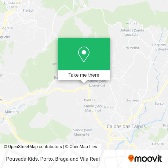 Pousada Kids map