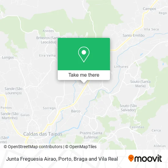 Junta Freguesia Airao map