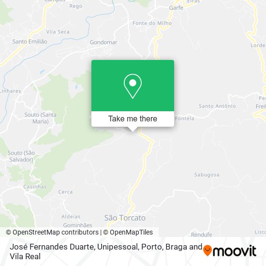 José Fernandes Duarte, Unipessoal mapa