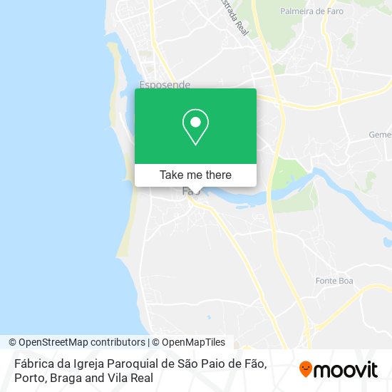 Fábrica da Igreja Paroquial de São Paio de Fão map