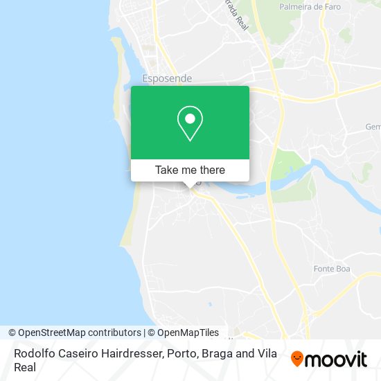 Rodolfo Caseiro Hairdresser map