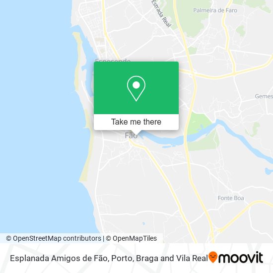 Esplanada Amigos de Fão map