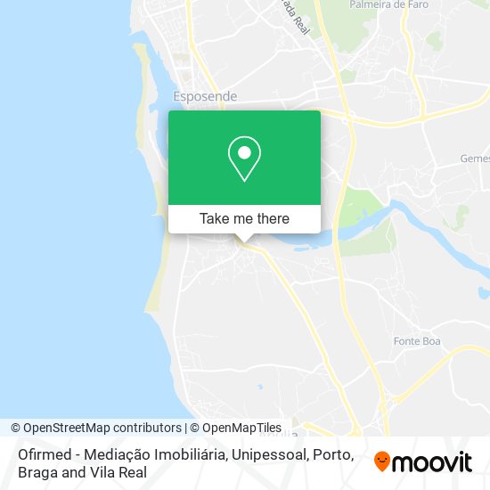 Ofirmed - Mediação Imobiliária, Unipessoal mapa