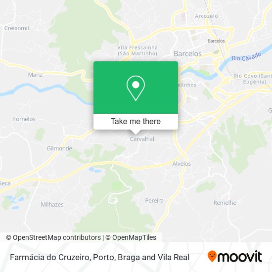 Farmácia do Cruzeiro mapa