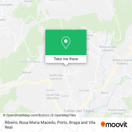 Ribeiro, Rosa Maria Macedo map