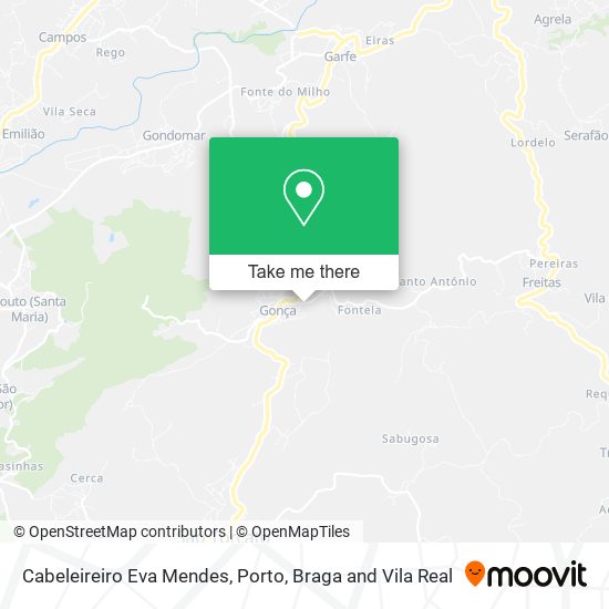 Cabeleireiro Eva Mendes map