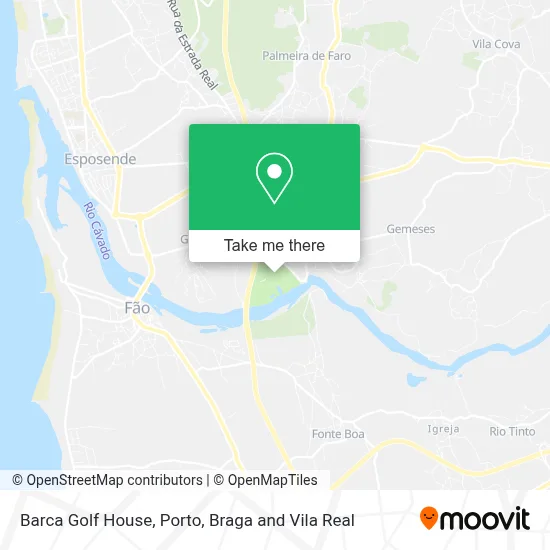 Barca Golf House map