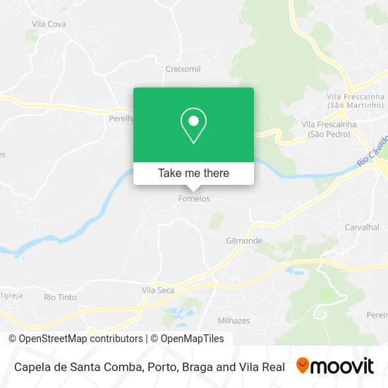 Capela de Santa Comba map