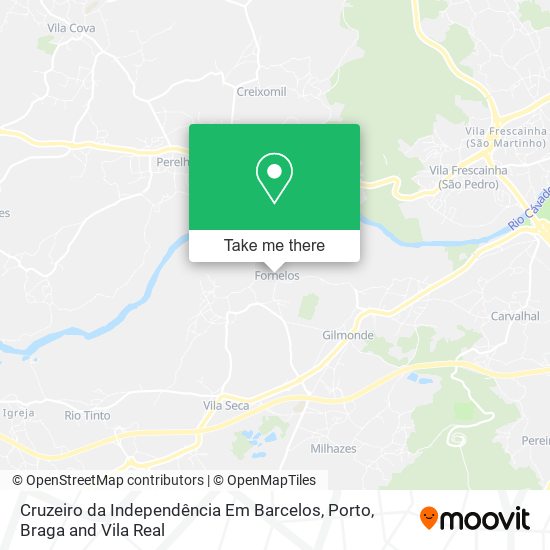 Cruzeiro da Independência Em Barcelos map