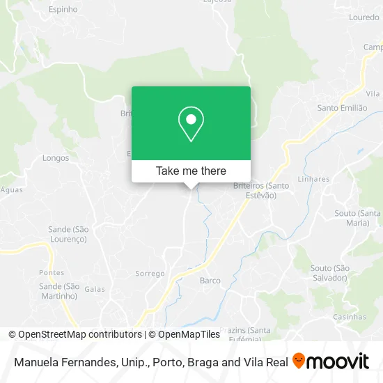 Manuela Fernandes, Unip. map