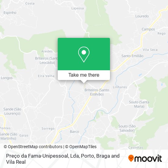 Preço da Fama-Unipessoal, Lda map