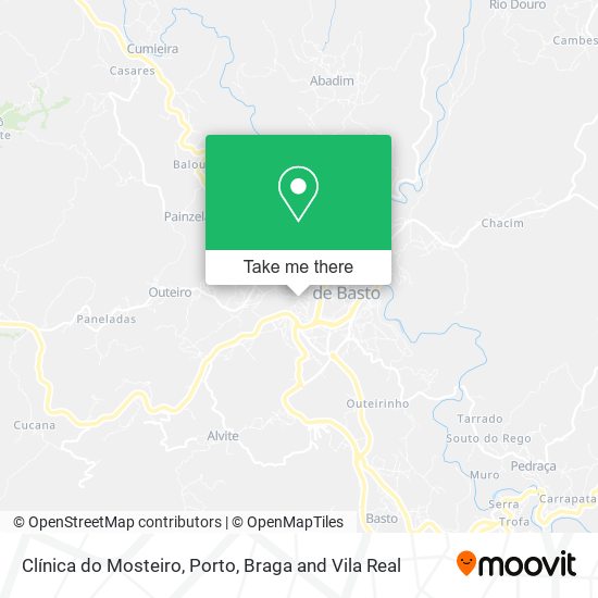 Clínica do Mosteiro map