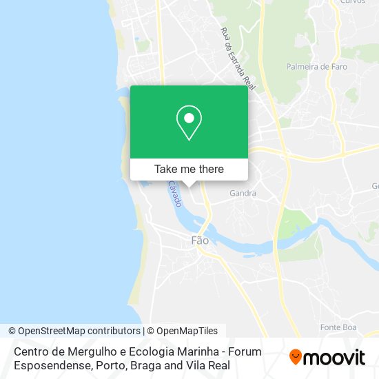 Centro de Mergulho e Ecologia Marinha - Forum Esposendense map