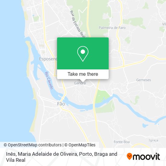 Inês, Maria Adelaide de Oliveira mapa
