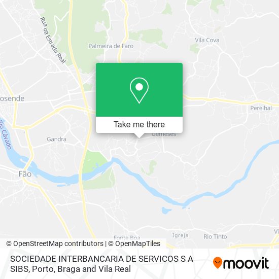 SOCIEDADE INTERBANCARIA DE SERVICOS S A SIBS map