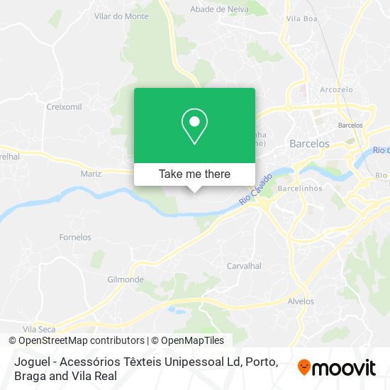 Joguel - Acessórios Têxteis Unipessoal Ld map