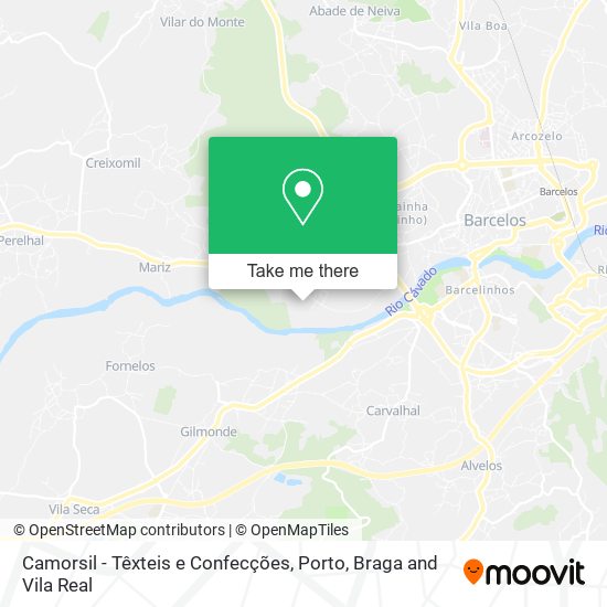 Camorsil - Têxteis e Confecções map