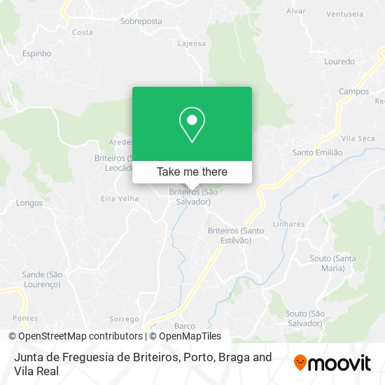 Junta de Freguesia de Briteiros map