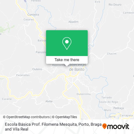 Escola Básica Prof. Filomena Mesquita map