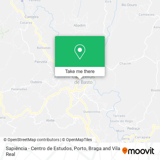 Sapiência - Centro de Estudos map