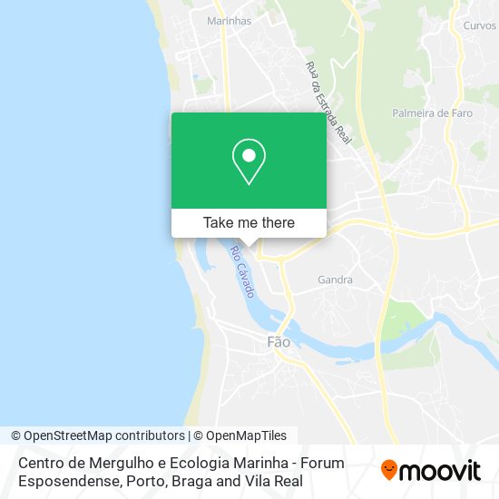 Centro de Mergulho e Ecologia Marinha - Forum Esposendense map