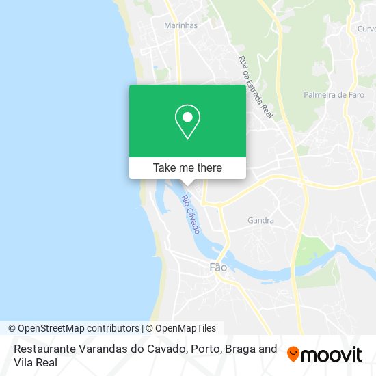Restaurante Varandas do Cavado map