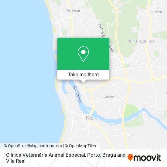 Clínica Veterinária Animal Especial map