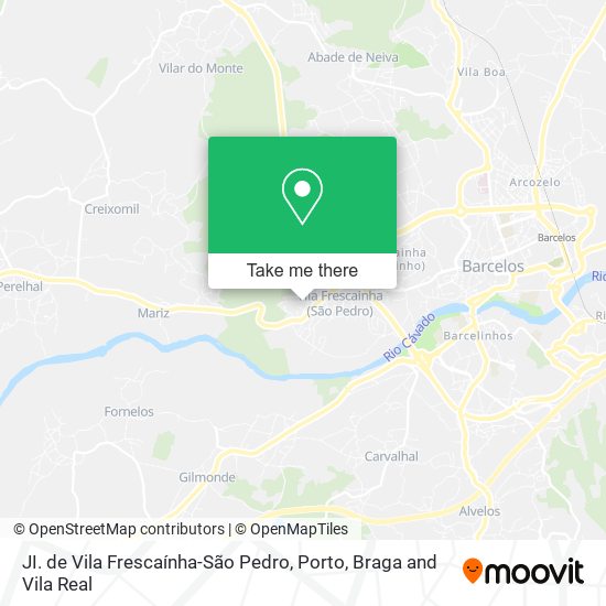 JI. de Vila Frescaínha-São Pedro map