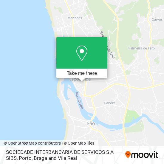 SOCIEDADE INTERBANCARIA DE SERVICOS S A SIBS map