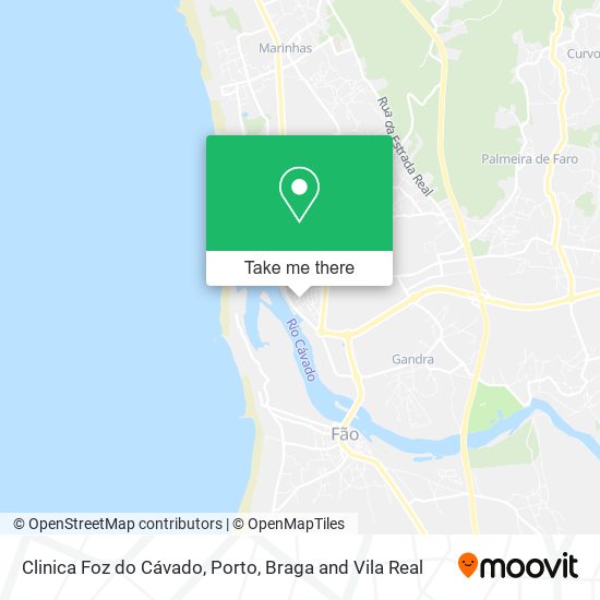 Clinica Foz do Cávado map