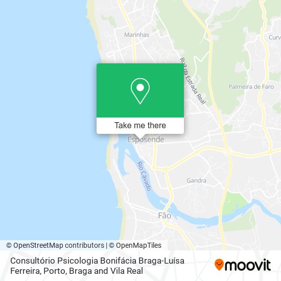 Consultório Psicologia Bonifácia Braga-Luísa Ferreira mapa