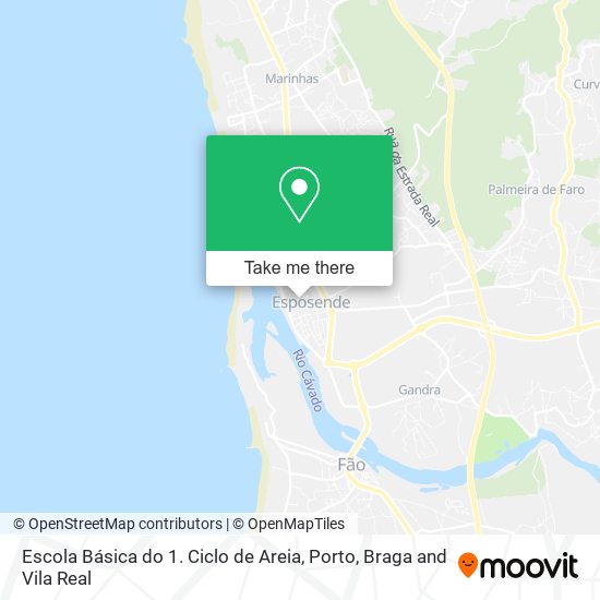 Escola Básica do 1. Ciclo de Areia map
