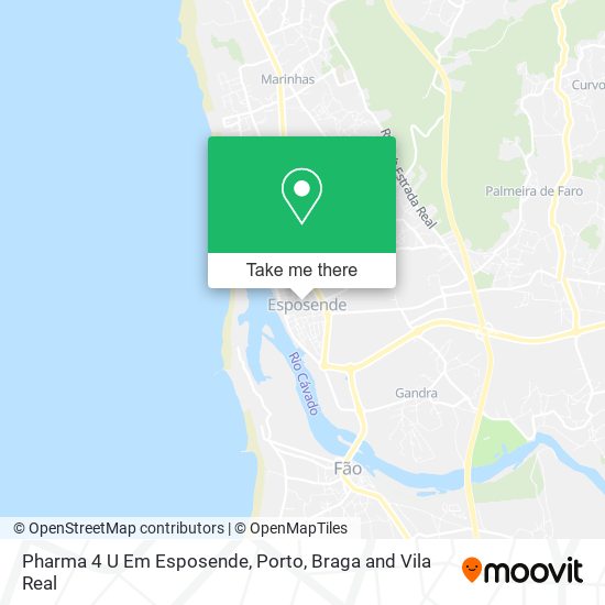 Pharma 4 U Em Esposende map