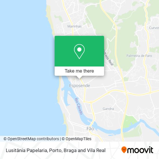 Lusitânia Papelaria mapa