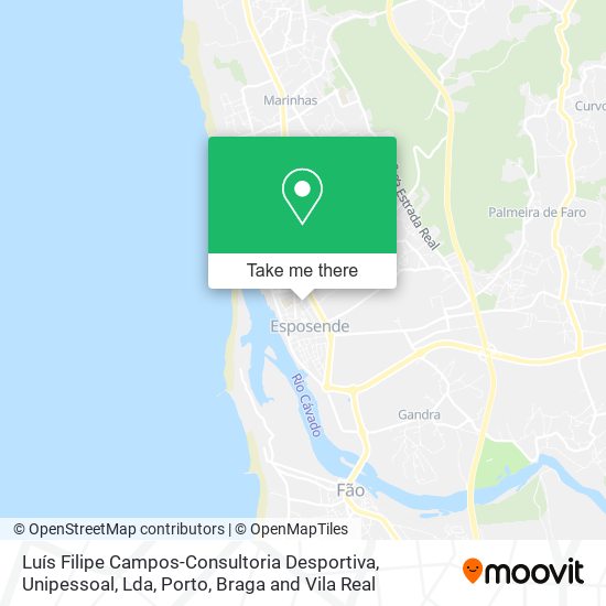 Luís Filipe Campos-Consultoria Desportiva, Unipessoal, Lda mapa