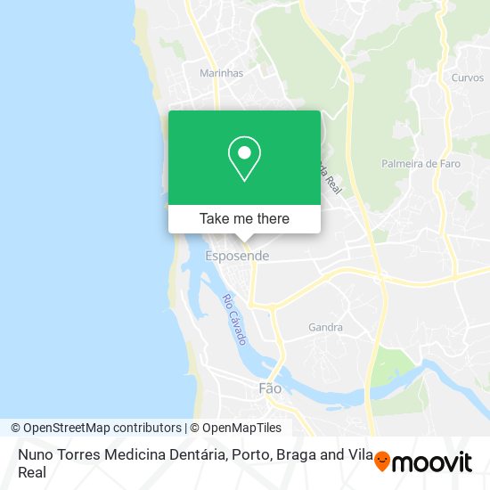 Nuno Torres Medicina Dentária map