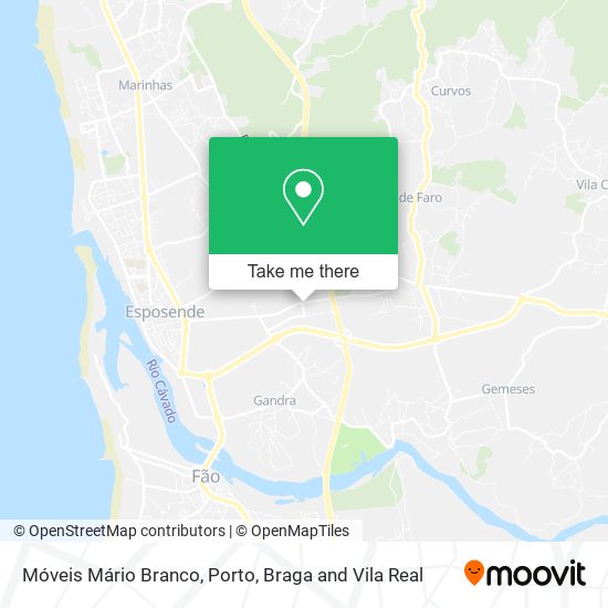 Móveis Mário Branco map