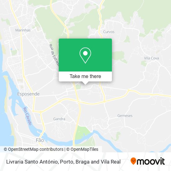 Livraria Santo António map